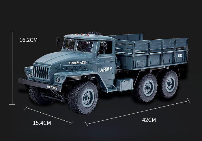 kích thước xe tải quân sự rc