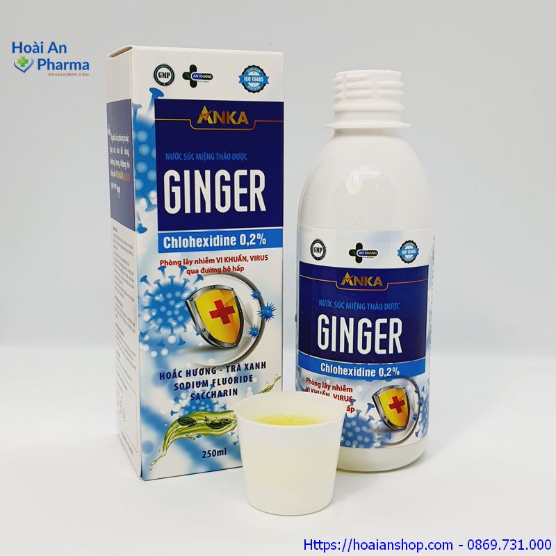 Anka Ginger nước xúc miệng thảo dược