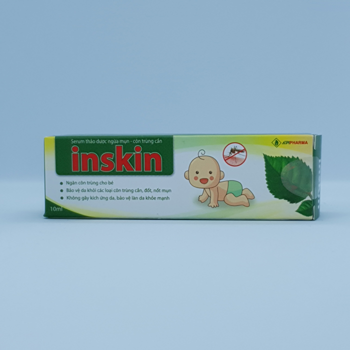 Serum thảo dược INSKIN ngừa mụn, côn trùng cắn cho bé
