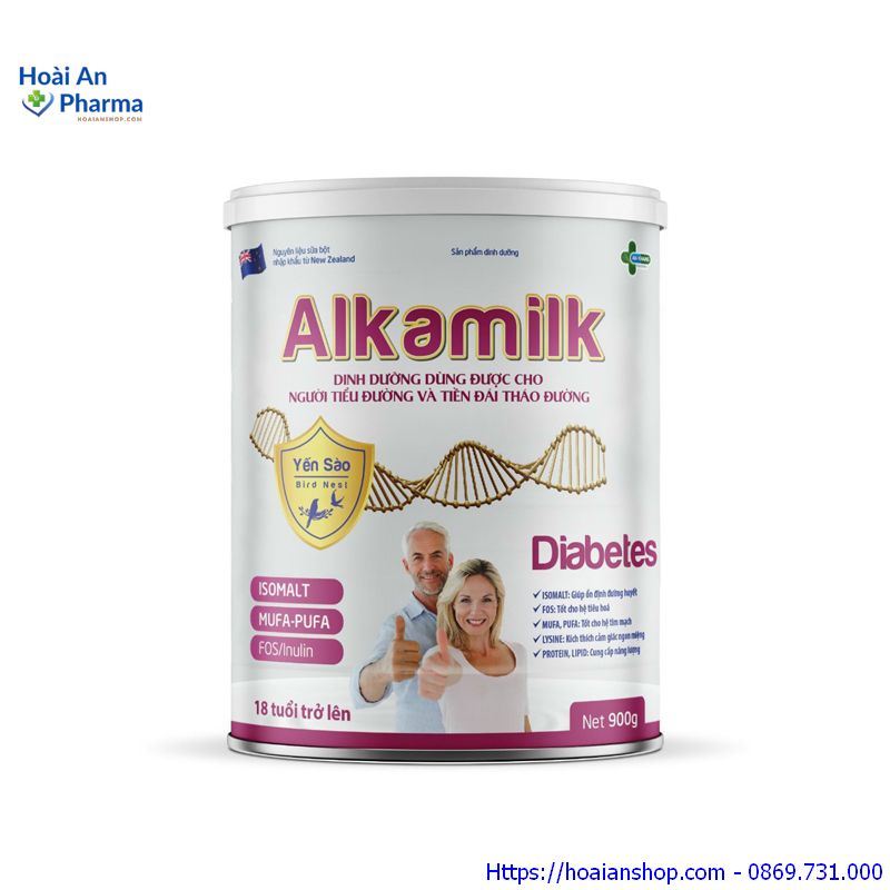 ALKAMIL DIABETES -Sữa dùng cho người tiểu đường và đái tháo đường